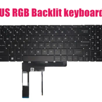 US RGB Backlit keyboard for MSI Katana GF76 12UGSZOK/Pulse GL76 12UGSZOK(MS-17L3)