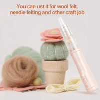 Needle Felting Machine for Quick Felting, Needle Felting Tool Supplies for Wool Felted Animals, Electric Needle Felting Machine