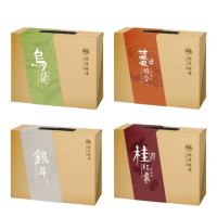 【糖鼎】黑糖茶磚禮盒x4盒任選(30gx12入/盒；桂圓紅棗/烏龍/銀耳/黑糖薑母茶)