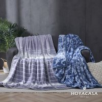 HOYACASA 冬日典藏法蘭絨親膚保暖毯(單人/雙人)-多款任選