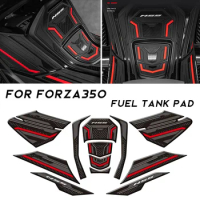 for Forza 350 Parts Motorcycle Fuel Tank Pad Rubber Stickers Paint Protection Decorative Decals For Honda Forza350 Accessories
