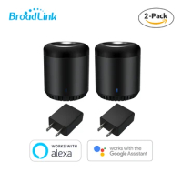 2 Pack Broadlink RM RM mini 3 Smart Universal IR Remote Voice control by Google Home Assistant &amp; Alexa
