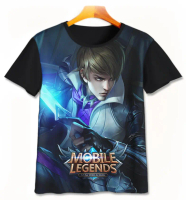Baju Kaos Anak & Dewasa 3D Mobile Legends ML - Gusion Pakaian Laki - Laki Perempuan Kaos ML Premium
