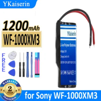1200mAh YKaiserin Battery WF1000XM3 (14430 2 line) for Sony WF-1000XM3 Charging Case Bateria