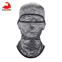 KoKossi Outdoor Sports Bike Balaclava UV Resistant Breathable Skin Friendly Men's Ice Silk Hiking Mask Neck Protection
