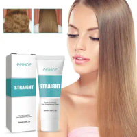 Keratin Protein Correcting Hair Straightening Cream For Deep Curly Hair Treatment Replenish Hair Nutrition Straight Hair Styling