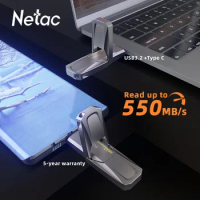 Netac 520MB/s Usb Flash Drive 128gb 256gb 512gb 1tb Ssd Usb3.2 Type C Pendrive Encrypted Free Shipping Wholesale For Business