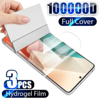 3PCS Hydrogel Film For Redmi Note 12 11 10 9 8 Pro Plus 5G 11S 10S Screen Protector For Redmi 10C 10 9T 9C 9A 9 8 Note 9T 8T 9S