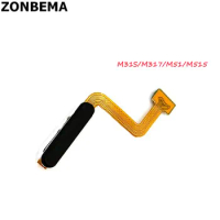 For Samsung Galaxy M51 M515 M31S M317 Fingerprint Sensor Touch ID Power Switch ON OFF Home Button Side Key Flex Cable