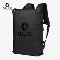 OZUKO Men Backpack Outdoor Motorcycle s 15.6 inch Laptop Fashion Teenager Male Waterproof Travel Bag Mochilas
