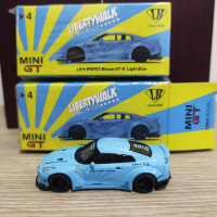 Mini GT Nissan GTR R35 LB Works Light Blue Type I Rear Wing ver II RHD   #4