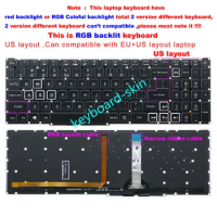 New US RGB colorful Backlit Keyboard For Acer Nitro 5 AN517-41 AN517-53 AN517-54 N20C2 series laptop