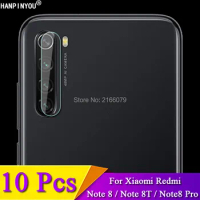 10 Pcs/Lot For Xiaomi Redmi Note 8 8T / Note8 Pro Clear Rear Camera Lens Protective Protector Cover Soft Tempered Glass Film