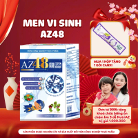 Men Vi Sinh AZ48 NutriAZ Viện Công Nghiệp Thực Phẩm Hỗ Trợ Trị Táo Bón, Rối Loạn Tiêu Hóa, Ăn Ngon Ở
