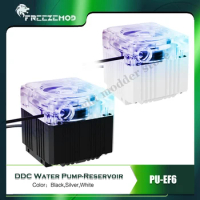 FREEZEMOD PC MOD Water Cooling Mute Pump Max Head 3.5m With Meter Flow 650L/H Support RGB AURA Multicolor,5V ARGB,PU-EF6