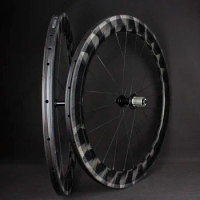 FIERCE X Cross 60/75mm Depth Carbon Wheelset Time Trial/Triathlon R13/R36/R39 Rim Brake Carbon Racing Wheelset V Brake