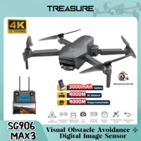 SG906 MAX3 Professional 4K Drone 3-Axis Gimbal FPV Camera Digital Transmission 4KM Mini Drone Obstac