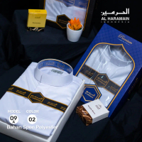 Diskon Al-Haramain Jubah / Gamis Pria Dewasa Resleting | Putih