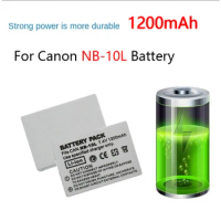 1200mAh 7.4V Battery for Canon POWERSHOT G16 G15 G1X SX60 50 40 G16 NB-10L Camera Digital Battery