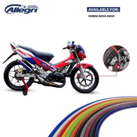 Selang Rem Allegri Honda Nova Dash Brake Hose Original Depan B.Merah Solid