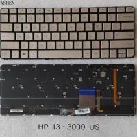 Laptop US English Keyboard For HP Spectre 13-3000 13T-3000 13-3000EA Ultrabook