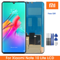 6.47" Original Mi Note 10 Lite Display, For Xiaomi Mi Note 10 Lite M2002F4LG M1910F4G LCD Display Touch Screen Digitizer Parts