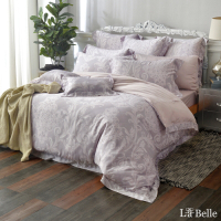 義大利La Belle 皇家典範 雙人天絲防蹣抗菌吸濕排汗兩用被床包組