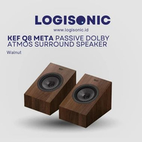KEF Q8 Meta Passive Dolby Atmos surround speaker - Walnut