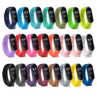 สายซิลิโคนสำหรับ Xiaomi Mi Band 5 4 3 6 nfc เปลี่ยนสร้อยข้อมือสำหรับ Xiaomi Band 4 3 5 6 nfc สีข้อมื