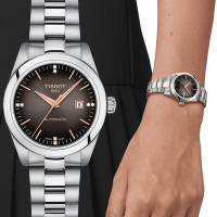 TISSOT 天梭 官方授權T-MY LADY 優雅時尚機械女錶(T1320071106601)29.3mm