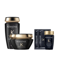 【KERASTASE 巴黎卡詩】黑鑽極萃逆時洗護組(洗髮精+髮膜)