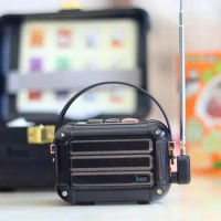 Divoom Macchiato TWS Bluetooth Speaker Nocturne Black Metal Radio Outdoor Portable Hand-held Music Wireless Player Subwoofer