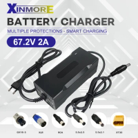 XINMORE 50.4V 4A 12S Smart Fast Lithium Battery Charger For 44.4V 4A Lipo Li-ion Battery Electric Bike Power With CE ROHS SAA