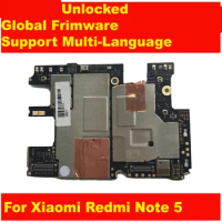 Best MainBoard For Xiaomi Redmi Note 5 Note5 Pro MotherBoard Full Chips Circuits Flex Cable Global Frimware Plate Flex Cable