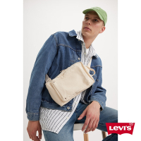 Levis 男女同款 手提、斜背兩用方包 / 精工刺繡Logo 白