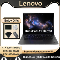 Lenovo ThinkPad X1 Hermit Laptop Intel i7-12700H/i9-12900H RTX 3080Ti-MaxQ/RTX 3080-MaxQ/RTX 3060-MaxQ 16G/32G+512G/1T/ 2T SSD