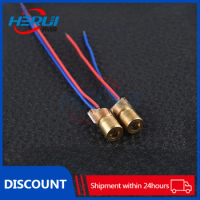 Laser head 3V/5V laser diode Red dot cross copper semiconductor 6MM /9MM/ 12MM outer diameter