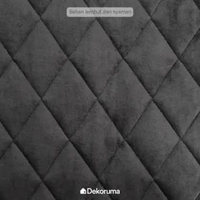 Dekoruma KIMAKA Karpet Rectangle / Karpet Duduk / Karpet Ruang Tamu 100x150 cm Dark Grey