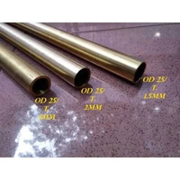 Pipa Kuningan Od 25 2mm Panjang 50cm Murah