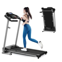 US Stock Foldable Electric Treadmill 2.5HP Motorized Running Machine 12 Perset Programs 265LBS Walking Jogging Treadmill