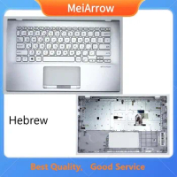 MEIARROW New/org For Asus VivoBook 14 V4000 V4000F X420F Y406 Y406U Y406UA X420 Palmrest Hebrew keyboard upper cover