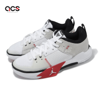 Nike 籃球鞋 Jordan One Take 5 PF 男鞋 白 紅 氣墊 威少 忍者龜 麂皮 運動鞋 FD2336-106