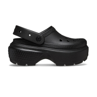 【Crocs】Stomp Clog 男鞋 女鞋 黑色 雪屋克駱格 厚底 卡駱馳 中性 休閒 涼拖鞋 209347001