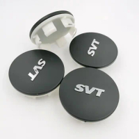 4pcs Newest X 65mm Car SVT Logo Refit Wheel Center Hub Cap Rim Emblem Badge Cover Sticker for Accessories