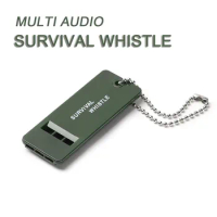 1/3PCS Outdoor Survive Whistle Multiple Audio Emergency SOS Signal Rescue Camping Hiking Sport Referee Team Soccer Baseball