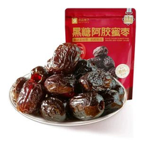 其他品牌 - 良品鋪子黑糖阿膠蜜棗120gx3袋紅棗大甜棗零食無核免洗即食甜棗子