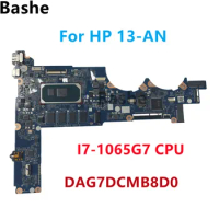 L68368-601 For HP 13-AN Laptop Motherboard DAG7DCMB8D0 SRG0N I7-1065G7 CPU 4GB RAM DDR4 100% Tested