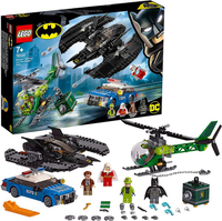 【折300+10%回饋】LEGO 樂高 超級英雄系列 蝙蝠俠(TM) 蝙蝠俠 蝙蝠俠與Ridler(TM) 的強盜 76120 積木玩具 男孩