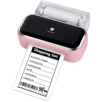 เครื่องพิมพ์ภาพแบบพกพา Phomemo M03 เครื่องปริ้นสติ๊กเกอร์ ไร้หมึก พิมพ์ที่อยู่ รูปภาพ ไฟล์ ป้าย บาร์โค้ด ฉลาก แถมกระดาษสติกเกอร์ Bluetooth Label Printer