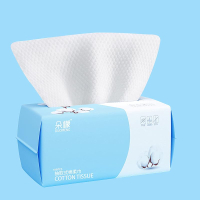 Cotton Facial Dry 100 Count Deeply Cleansing Face Towel Wash Cloth Multi-Purpose for Skin Care Mak